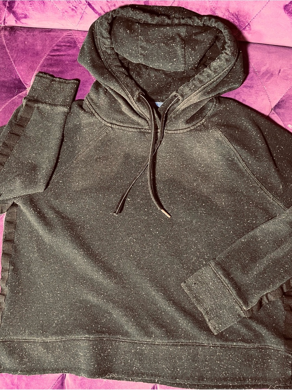 Calvin Klein Performance Black Speckled Pullover Hoodie